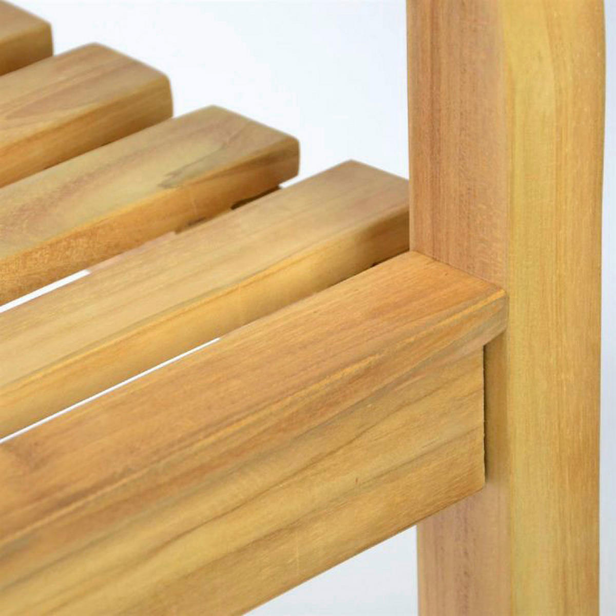 VCM Gartenbank braun Teakholz B/H/T: ca. 150x90x60 cm Gartenbank_3-Sitzer - braun (150,00/90,00/60,00cm) - VCM