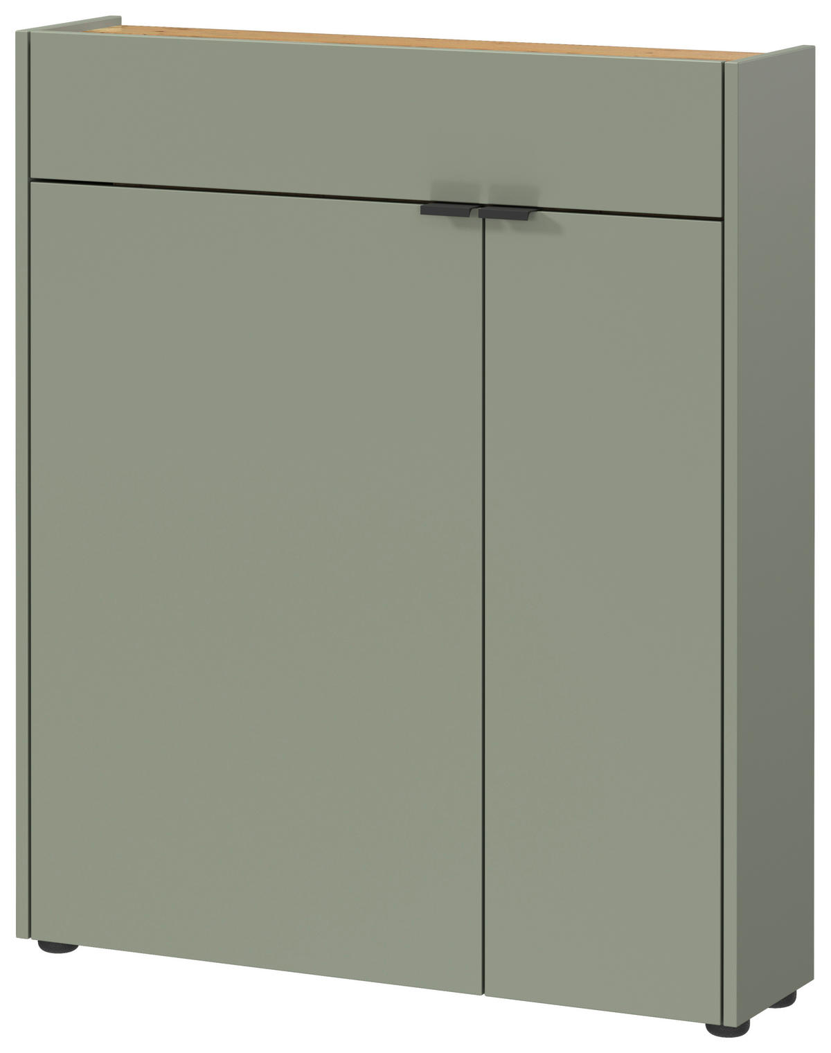 Garderobenset 9953-629 B/H/T: ca. 112x200x22 cm 9953-629 - Eiche/grün (112,00/200,00/22,00cm) - Germania