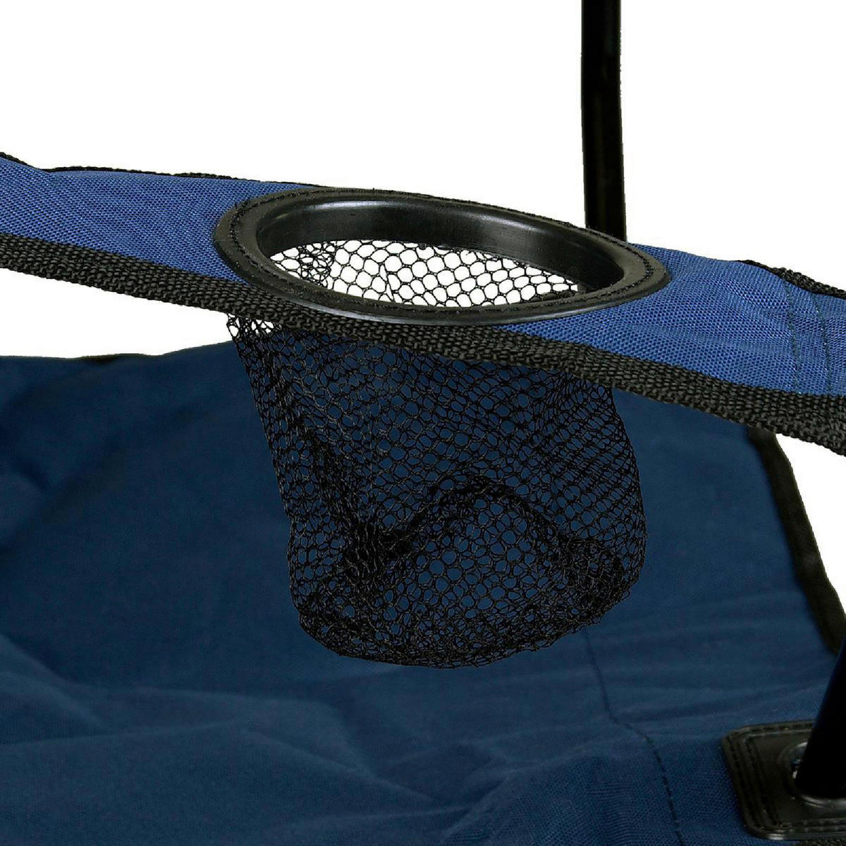 VCM Campingstuhl blau Polyester-Mischgewebe B/H/T: ca. 85x85x50 cm Campingstuhl - blau (85,00/85,00/50,00cm) - VCM