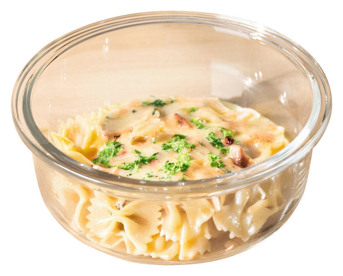 Auflaufform Glas B/H/L: ca. 15x6x15 cm Glasauflaufform_Heißluftfritteuse - klar (15,00/15,00/6,00cm)