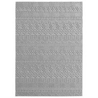 Ayyildiz Kurzflorteppich HELIX silber B/H/L: ca. 140x0,7x200 cm HELIX - silber (200,00/140,00/0,70cm) - Ayyildiz