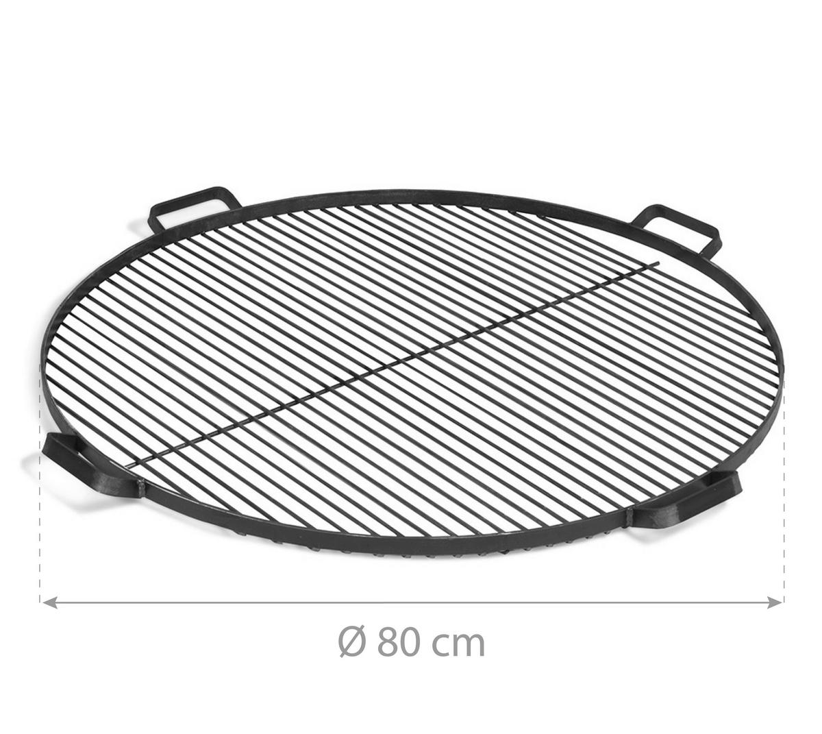 CookKing Grillrost 80 schwarz Stahl B/T: ca. 80x80 cm 80 - schwarz (80,00/80,00cm) - CookKing