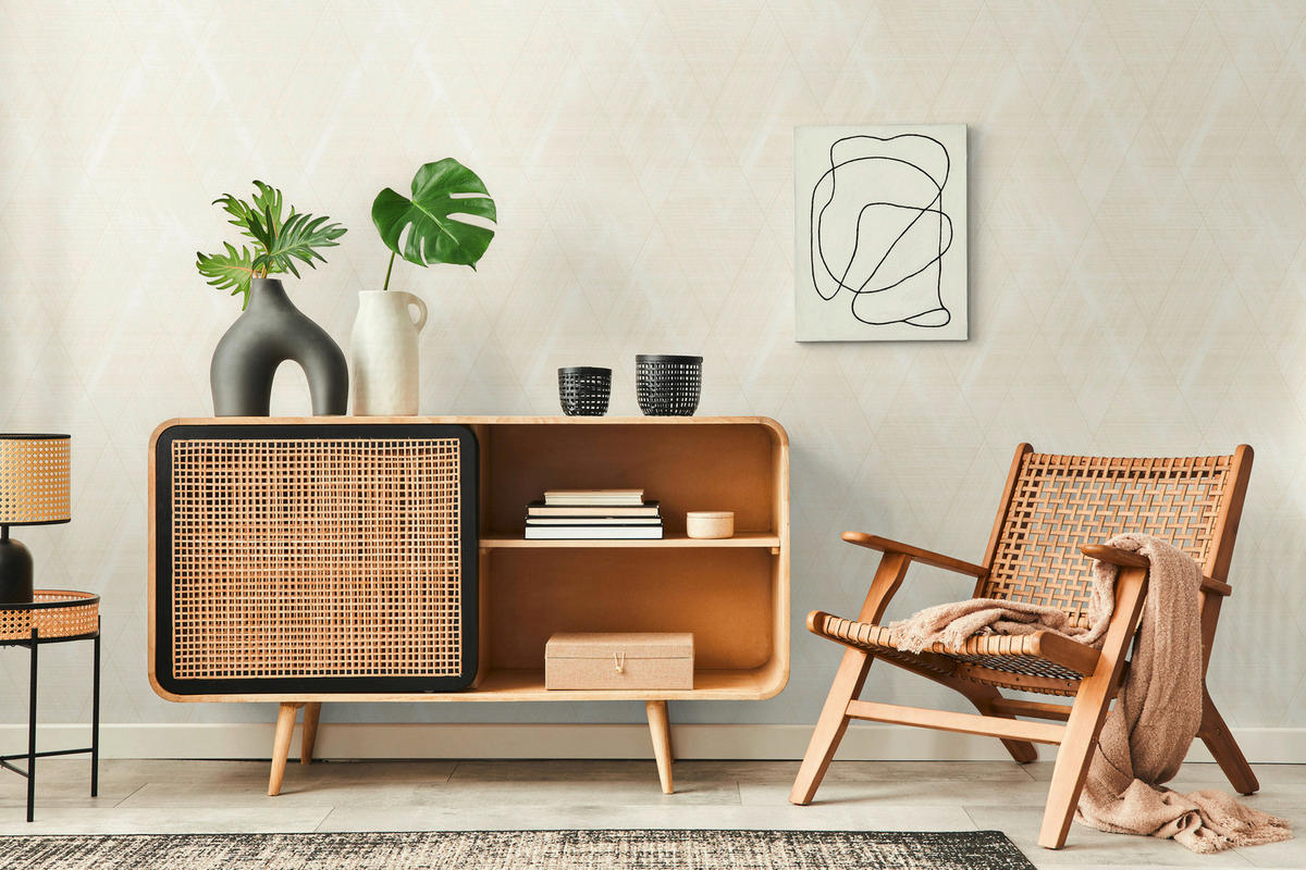 A.S.Création Vliestapete creme beige B/H/D: ca. 53x1005x8,4 cm Vliestapete - beige/creme (8,40/1005,00cm) - A.S.Creation