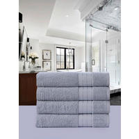 Handtuch 4er-Pack Handtuch_50x100cm_4erPack - Silbergrau (50,00/100,00cm) - Good Morning