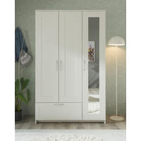 Kleiderschrank weiß B/H/T: ca. 117x191x50 cm Lepini_Kleiderschrank - weiß (117,00/191,00/50,00cm)