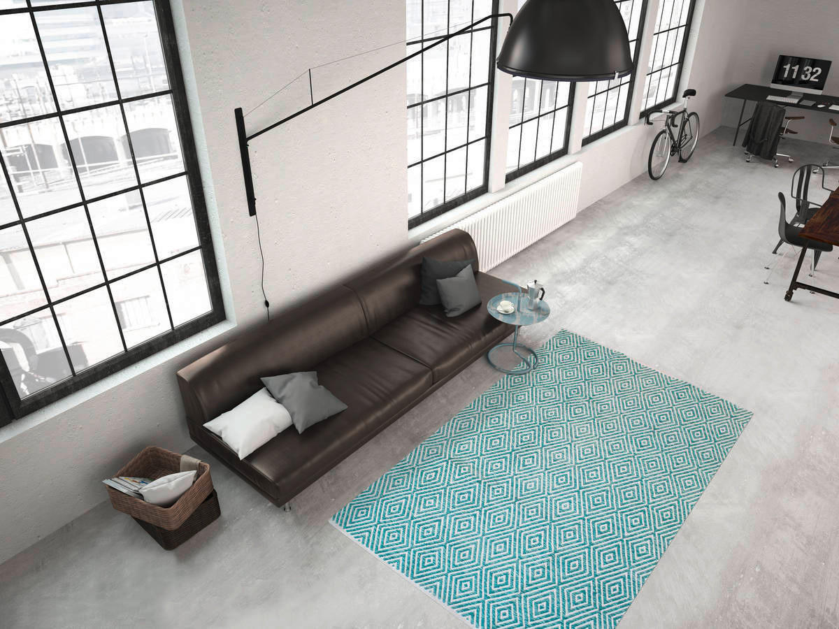 360Living Teppich Aperitif türkis B/L: ca. 160x230 cm Aperitif - türkis (160,00/230,00cm) - 360Living