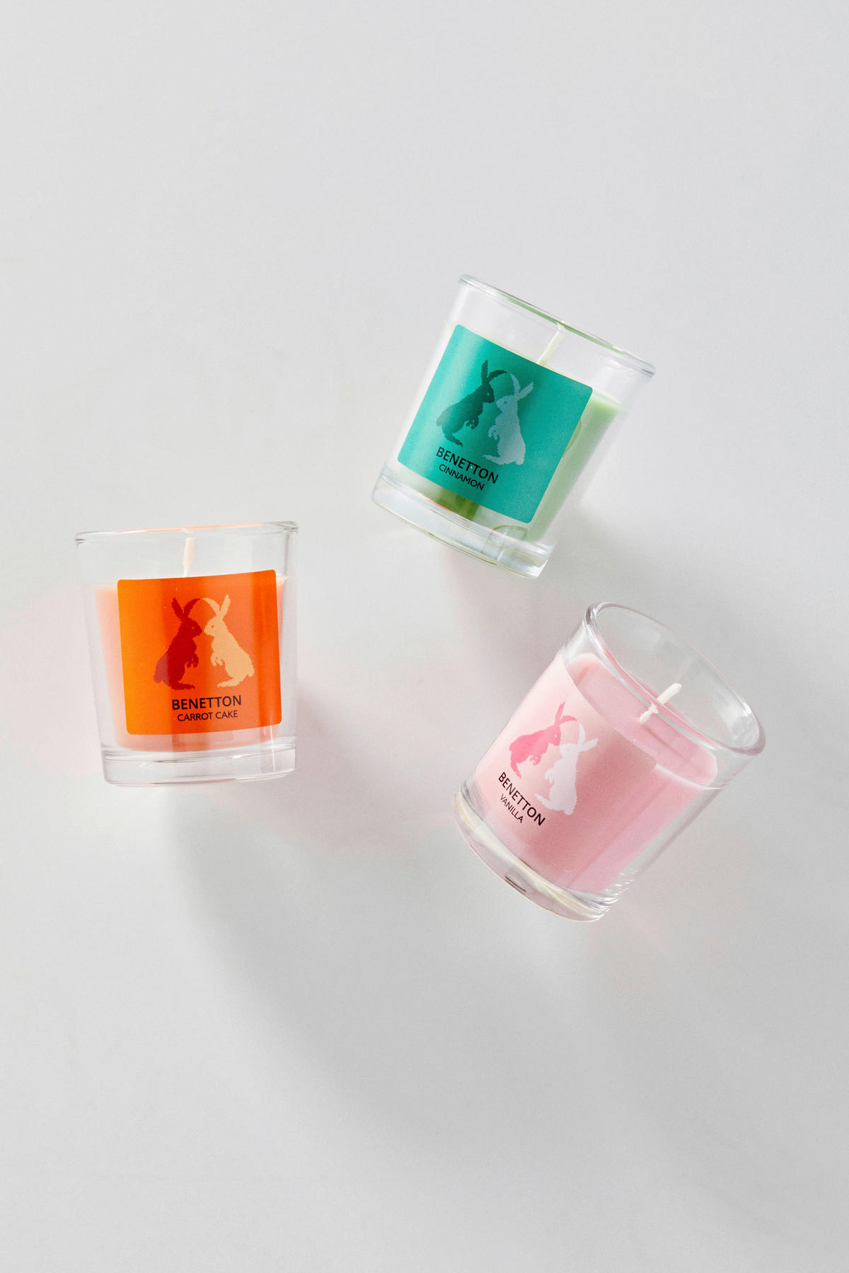 BENETTON Duftkerze Duftkerzenset_3tlg. - orange/pink - BENETTON