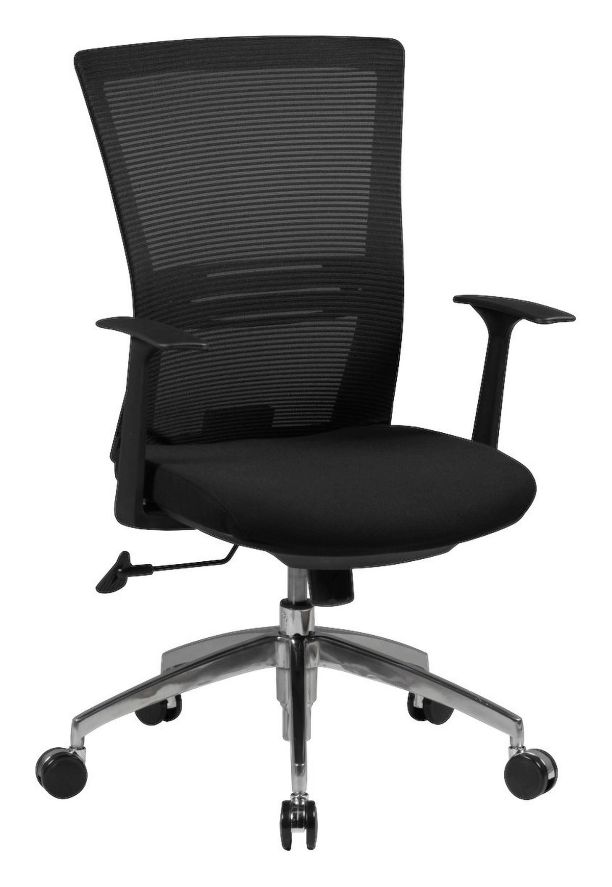 Drehstuhl schwarz Bürostuhl - schwarz (63,00/107,00/70,00cm) - Amstyle