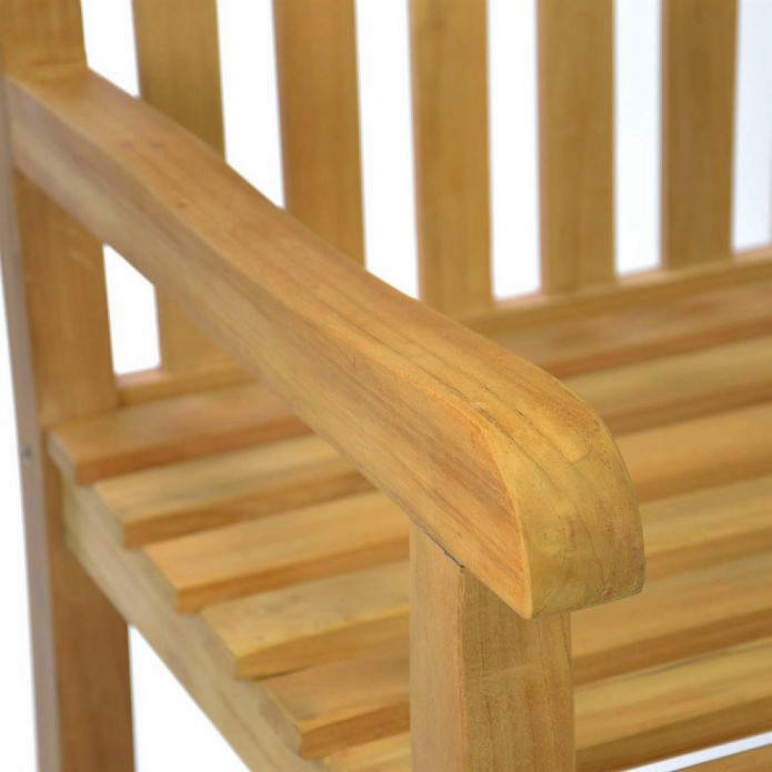 VCM Gartenbank braun Teakholz B/H/T: ca....