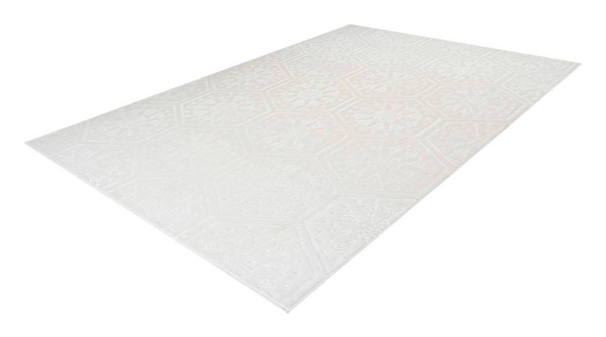 360Living Teppich Monroe weiß B/L: ca. 160x230 cm Monroe - weiß (160,00/230,00cm) - 360Living