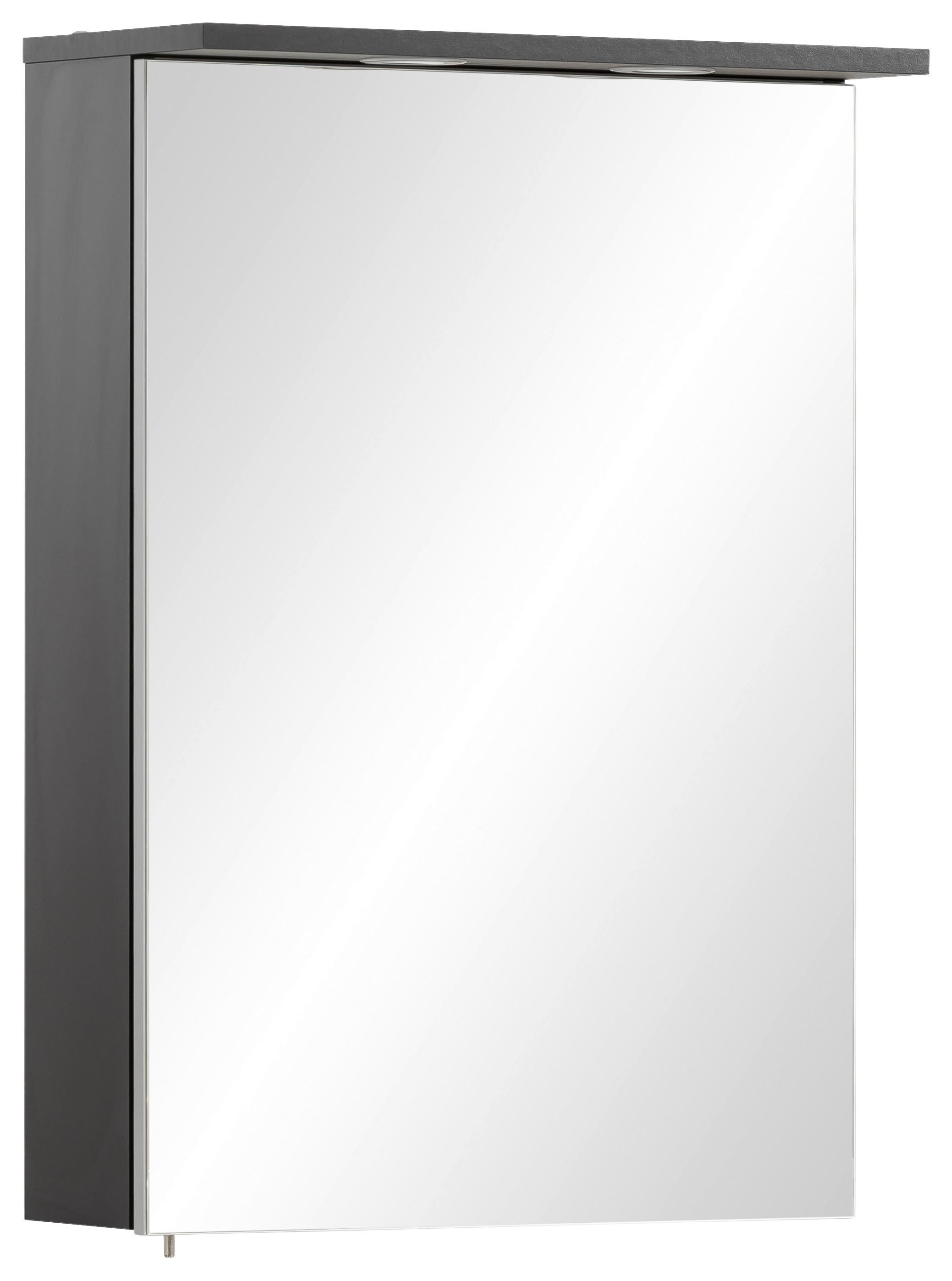 Spiegelschrank Sarah schwarz B/H/T: ca. 50,4x72,3x15,9 cm Sarah - schwarz (50,40/72,30/15,90cm) - Möbelpartner