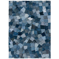 Obsession Teppich My Denim Pocket blau B/L: ca. 80x150 cm My Denim Pocket - blau (80,00/150,00cm) - Obsession