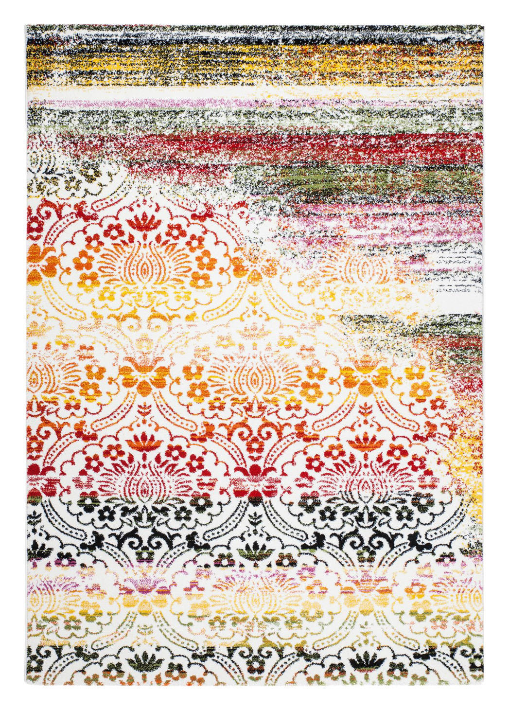 Kayoom Kurzflorteppich Guayama 247 mehrfarbig B/L: ca. 80x150 cm Guayama 247 - mehrfarbig (80,00/150,00cm) - Kayoom