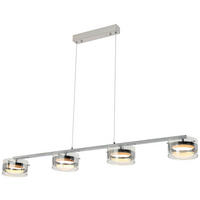 Pendelleuchte Chrom Metall Glas B/H: ca. 15x120 cm LED-Pendelleuchte_Annabell - Chrom (15,00/120,00cm)