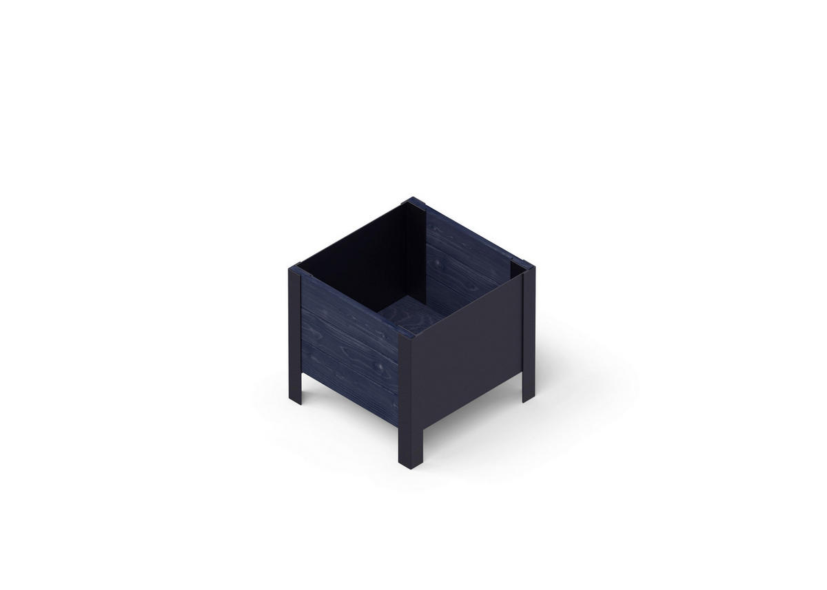 UPYARD Hochbeet MODERN schwarz Holz B/H/L: ca. 36x32x36 cm MODERN - schwarz (36,00/36,00/32,00cm) - UPYARD