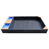AXI Sandkasten Kelly anthrazit B/H/L: ca. 115x22x180 cm Kelly - braun/anthrazit (180,00/115,00/22,00cm) - AXI