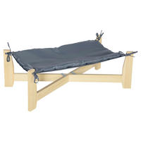 PawHut Haustierbett natur Polyester B/H/L: ca. 40x25x72 cm Haustierbett - hellgrau/natur (72,00/40,00/25,00cm) - PawHut