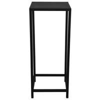 Beistelltisch Vera schwarz lackiert Metall B/H/T: ca. 25x60x25 cm Vera - schwarz (25,00/60,00/25,00cm)