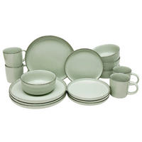 KEVOLI home Kombiservice grün Steingut 16 tlg. Kombiservice_Visby_16tlg. - grün (28,50/30,50/29,50cm) - KEVOLI home