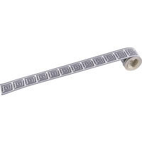 Borte B/L: ca. 5,5x500 cm Borte 93646-1 Ornament grau - (5,50/500,00cm)