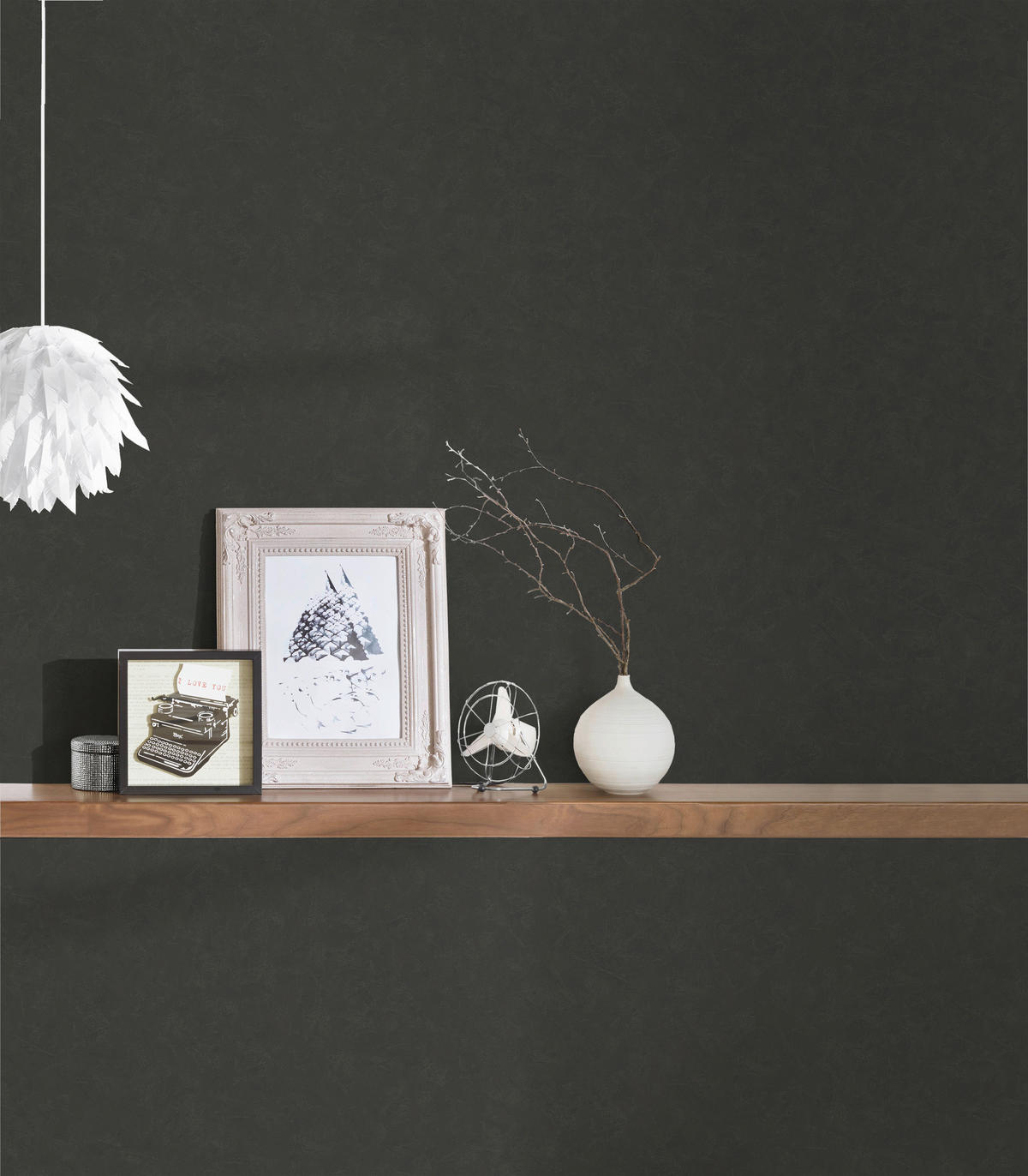 A.S.Creation Vliestapete New Life Uni schwarz B/L: ca. 53x1005 cm New Life - schwarz (53,00/1005,00cm) - A.S.Creation