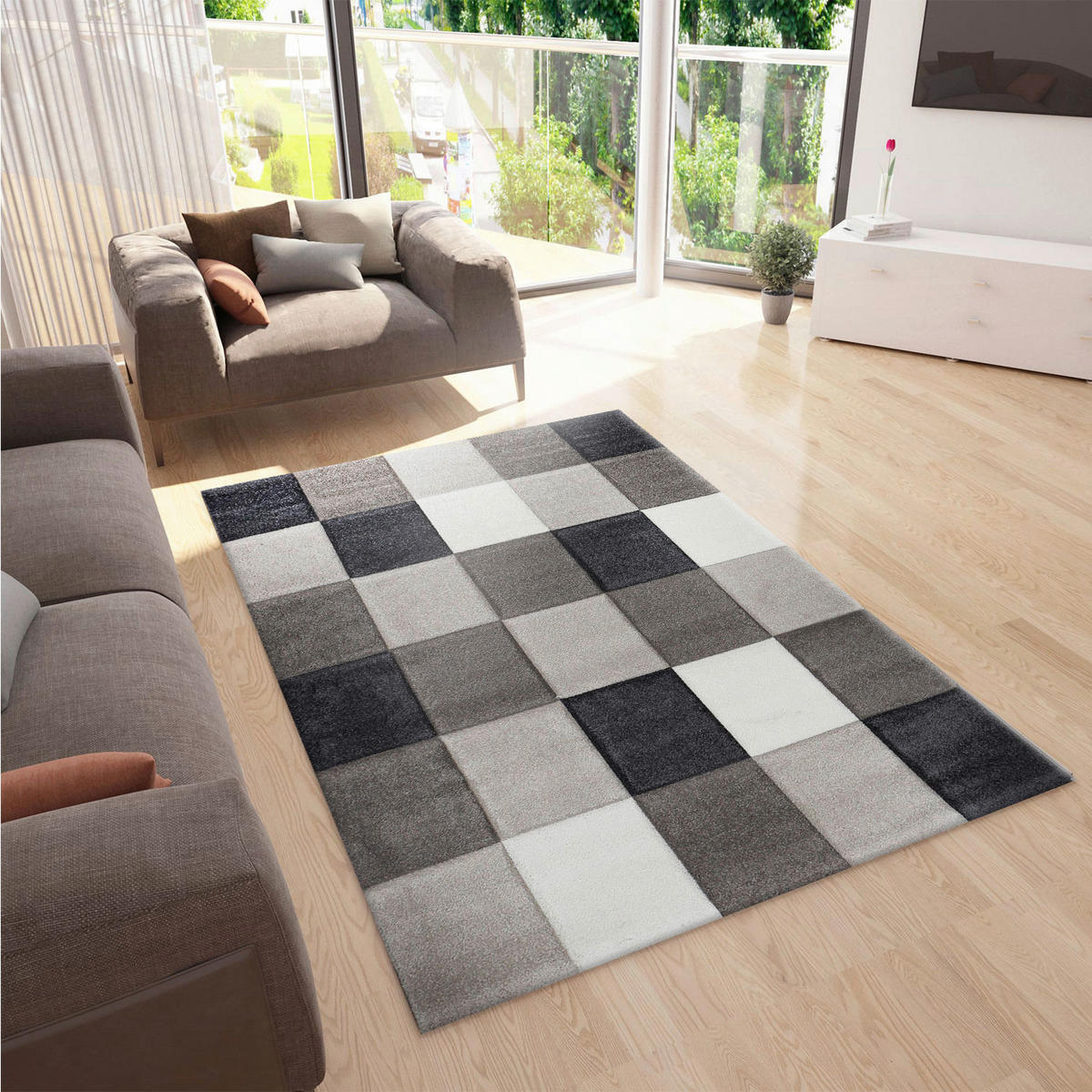 Teppich Fiesta grau B/L: ca. 160x230 cm Fiesta - grau (160,00/230,00cm)