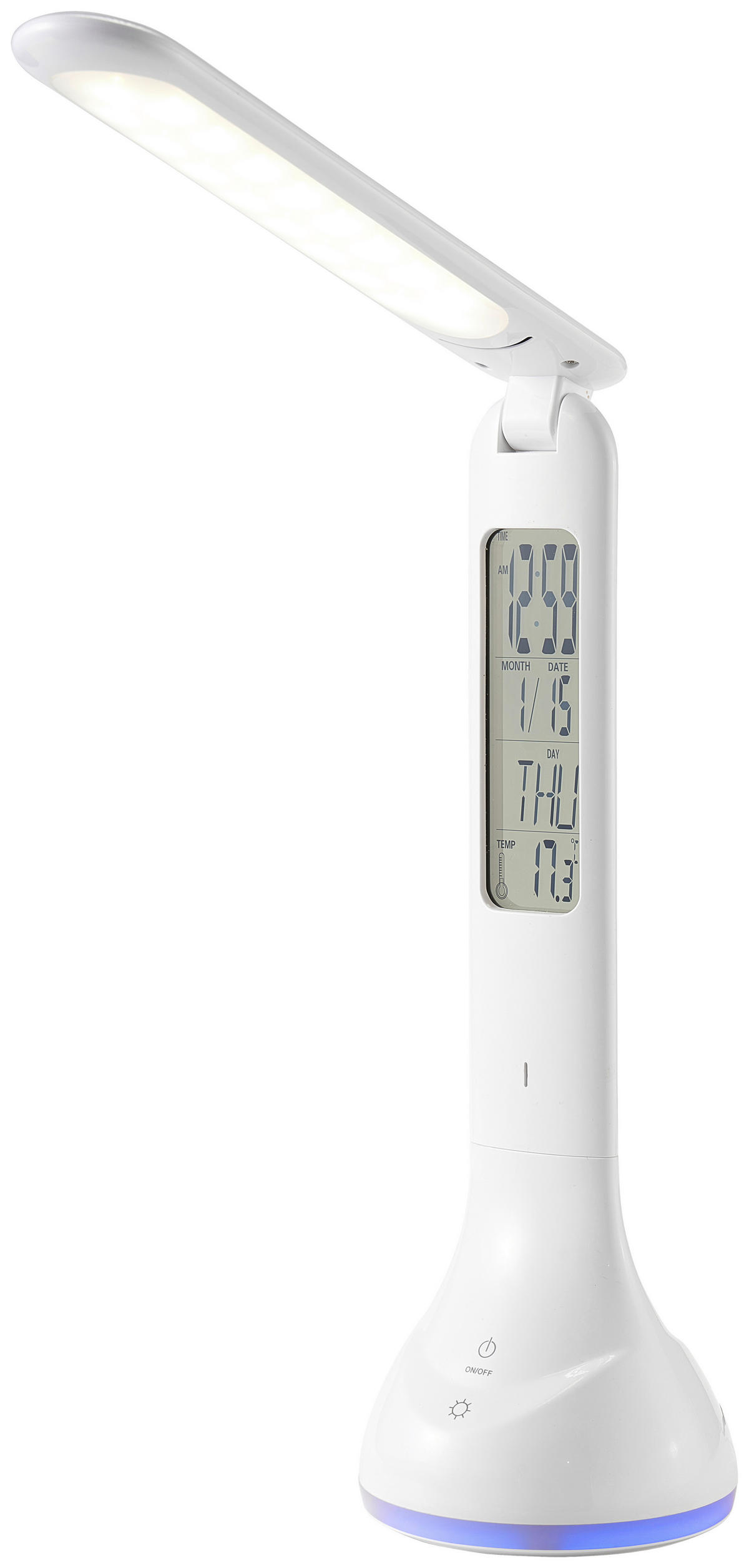 Schreibtischleuchte JR-120 Lena weiß Kunststoff H/D: ca. 35x9 cm 1 Brennstellen LED-Schreibtischleuchte_Lena - weiß (9,00/35,00cm)