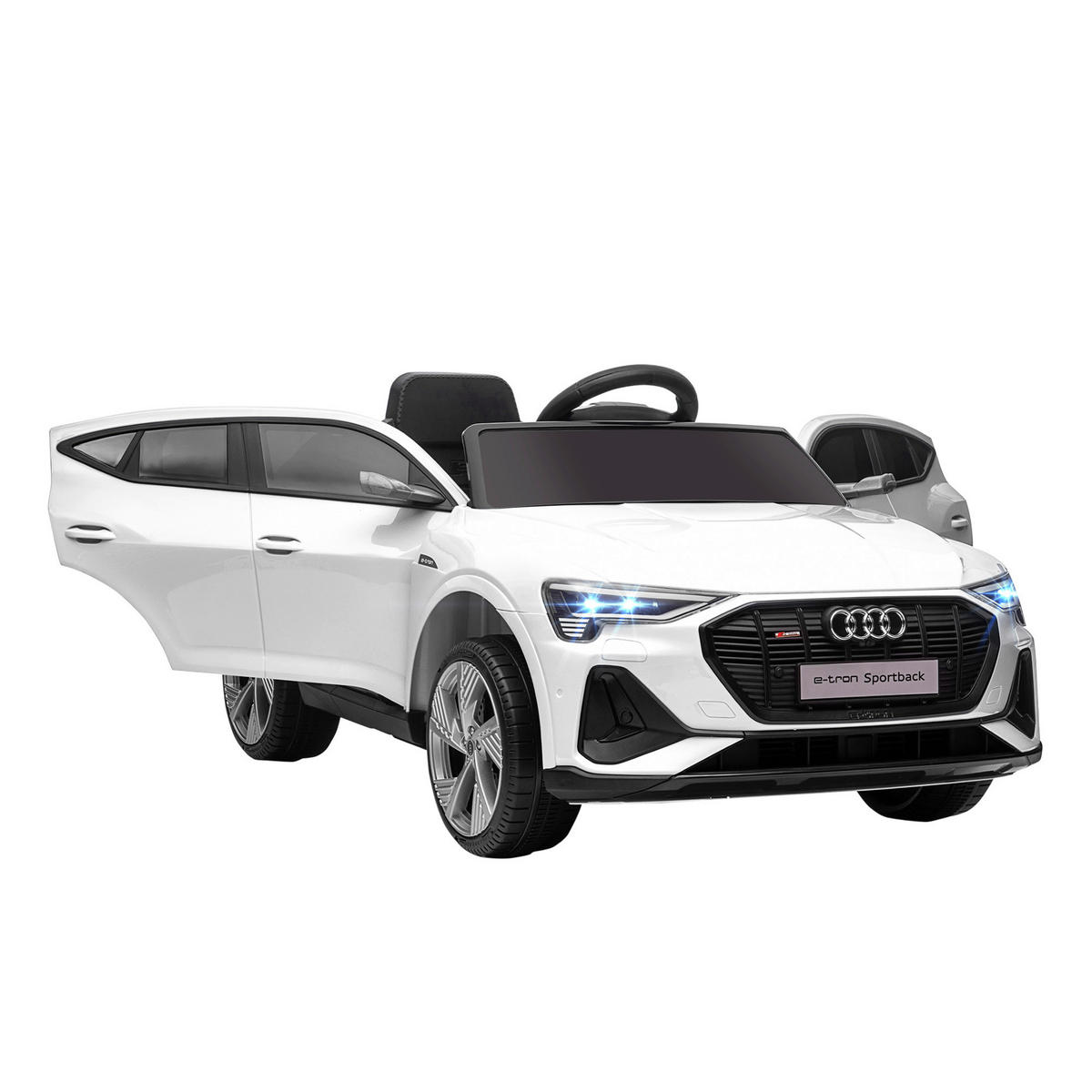 HOMCOM Kinder-Elektroauto weiß B/H/L: ca. 60x47x108 cm Kinder Elektroauto - weiß (108,00/60,00/47,00cm) - HOMCOM