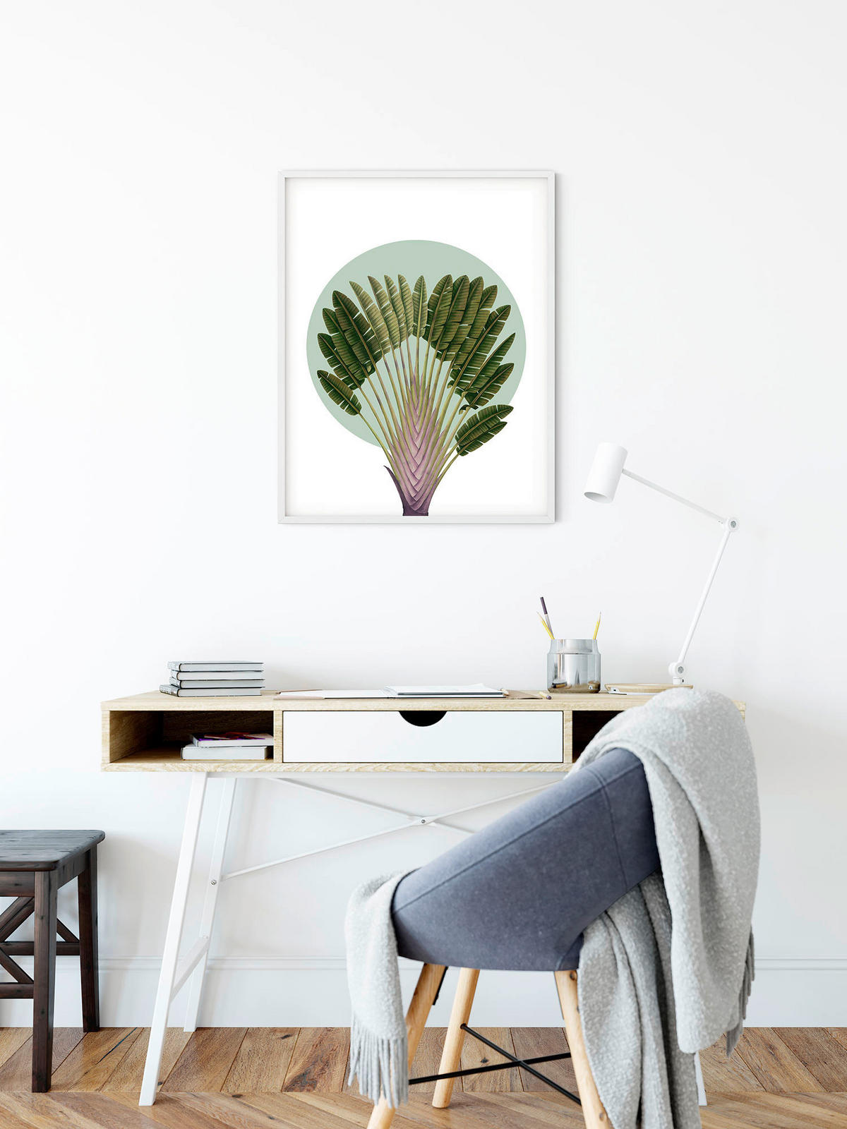 Komar Poster Botanical Garden Pinnate Palm Palmenblätter B/L: ca. 30x40 cm Botanical Garden Pinnate Palm - (30,00/40,00cm) - Komar