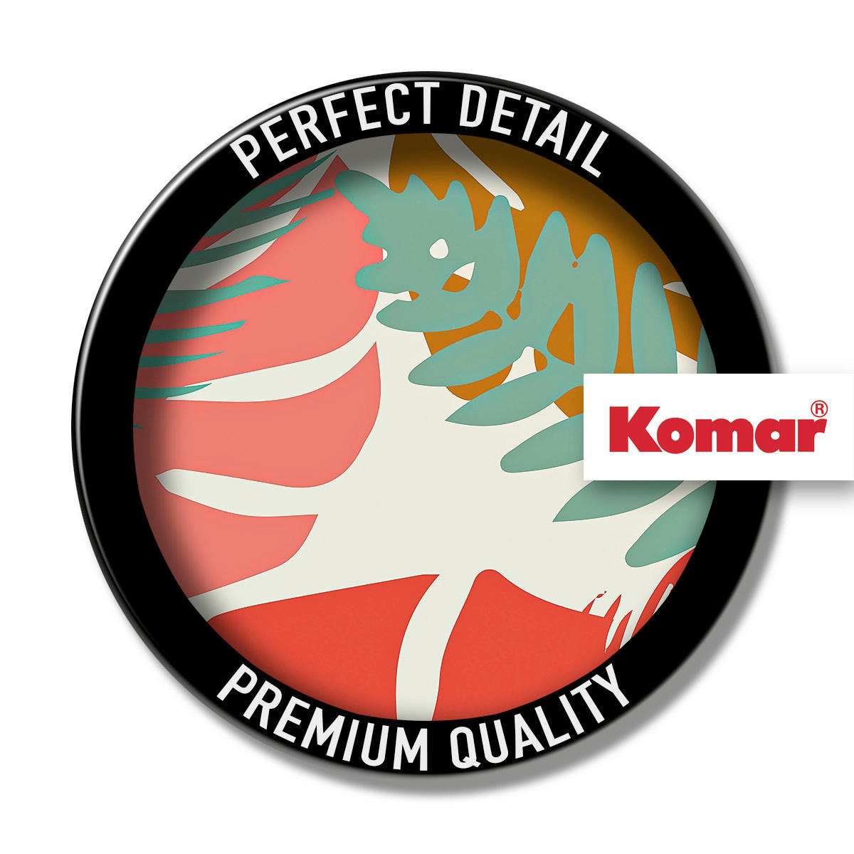 Komar Poster Winter Tropics Black Panther Plants Blätter B/L: ca. 40x50 cm Winter Tropics Black Panther Plants - (40,00/50,00cm) - Komar