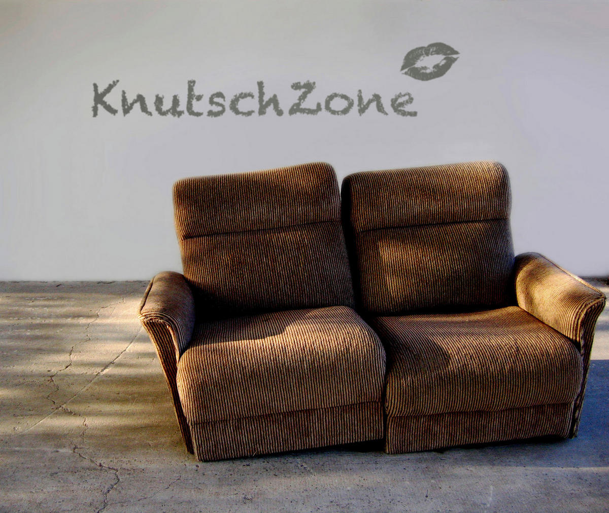 Komar Wandtattoo Knutschzone  Knutschzone B/L: ca. 100x70 cm Knutschzone - (100,00/70,00cm) - Komar