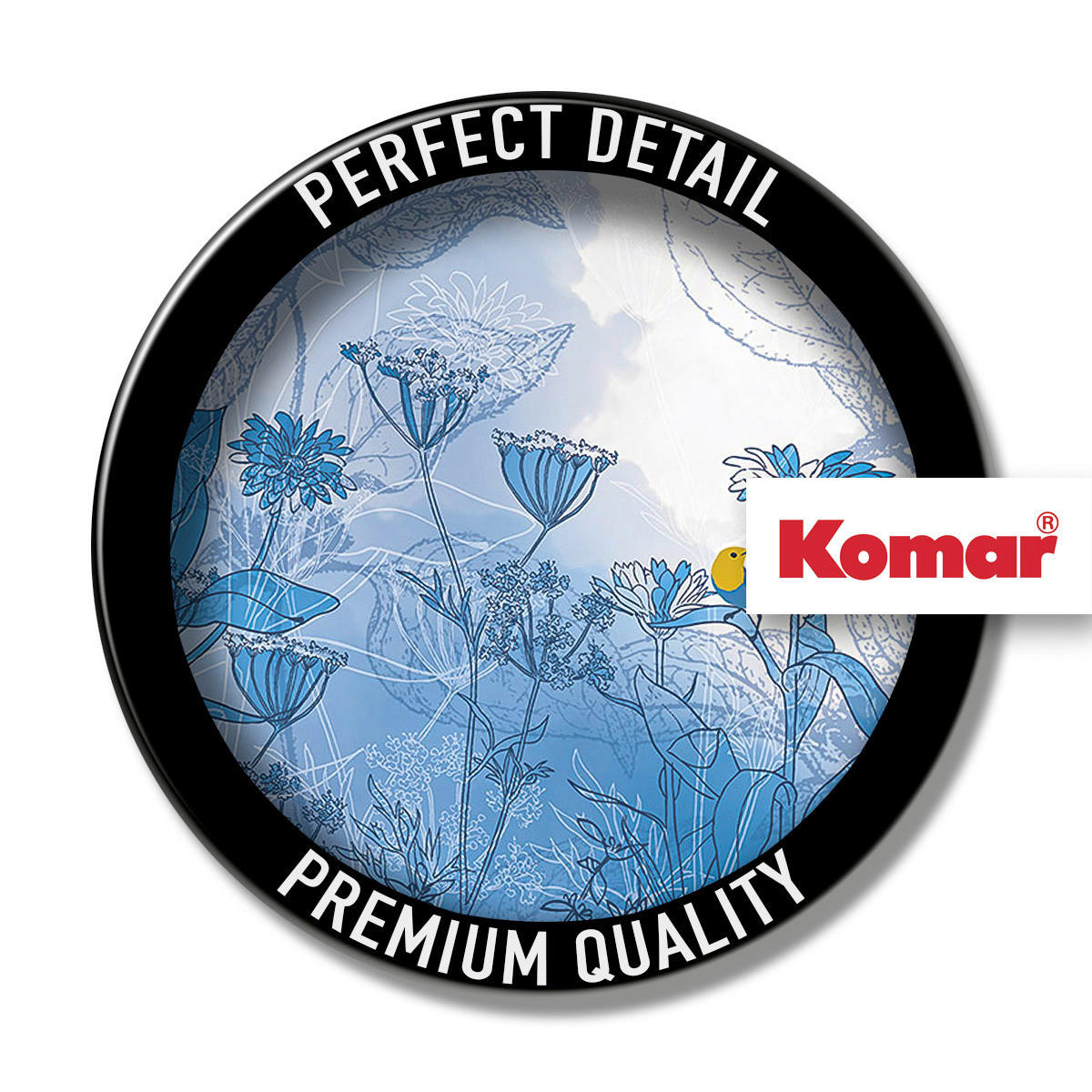 Komar Fototapete Blue Sky Panel B/L: ca. 100x250 cm Blue Sky Panel - (100,00/250,00cm) - Komar