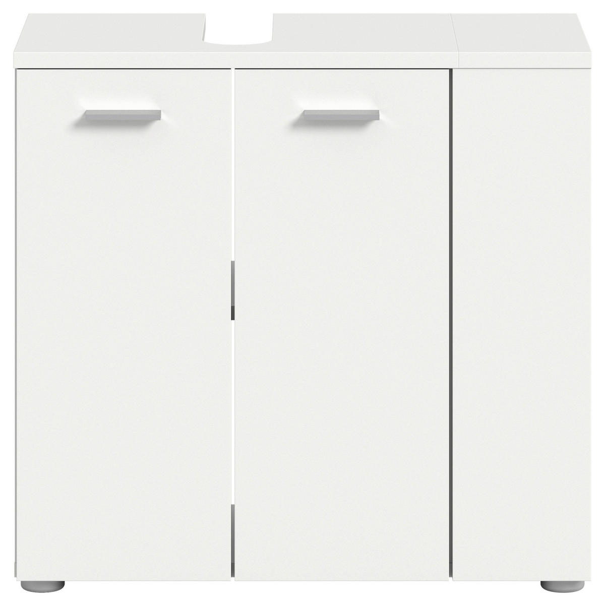 Waschbeckenunterschrank Lana weiß B/H/T: ca. 65x62x31 cm Lana - weiß (65,00/62,00/31,00cm)