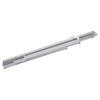 Flächenvorhangsschiene silber Aluminium 3.0 Läufe Flächenvorhang_Set_3lfg. - silber (160,00cm)
