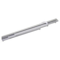 Flächenvorhangsschiene silber Aluminium 3.0 Läufe Flächenvorhang_Set_3lfg. - silber (160,00cm)