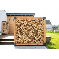 Westmann Kaminholzregal Michel natur B/H/L: ca. 40x180x198 cm Michel - natur (198,00/40,00/180,00cm) - Westmann