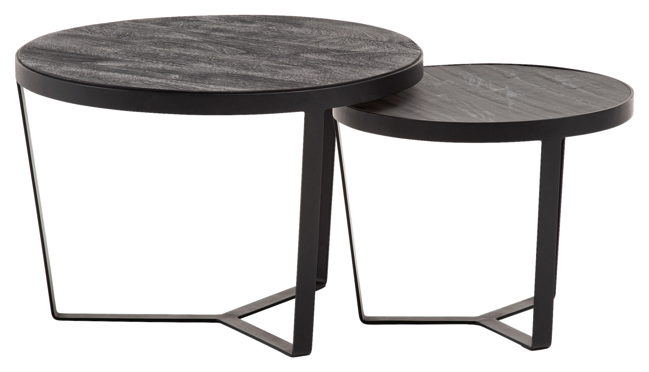 Couchtisch 2er.-Set.  B/H/T: ca. 60x40x60 cm 2er.-Set. - (60,00/40,00/60,00cm) - Wohnling