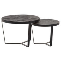 Couchtisch 2er.-Set.  B/H/T: ca. 60x40x60 cm 2er.-Set. - (60,00/40,00/60,00cm) - Wohnling