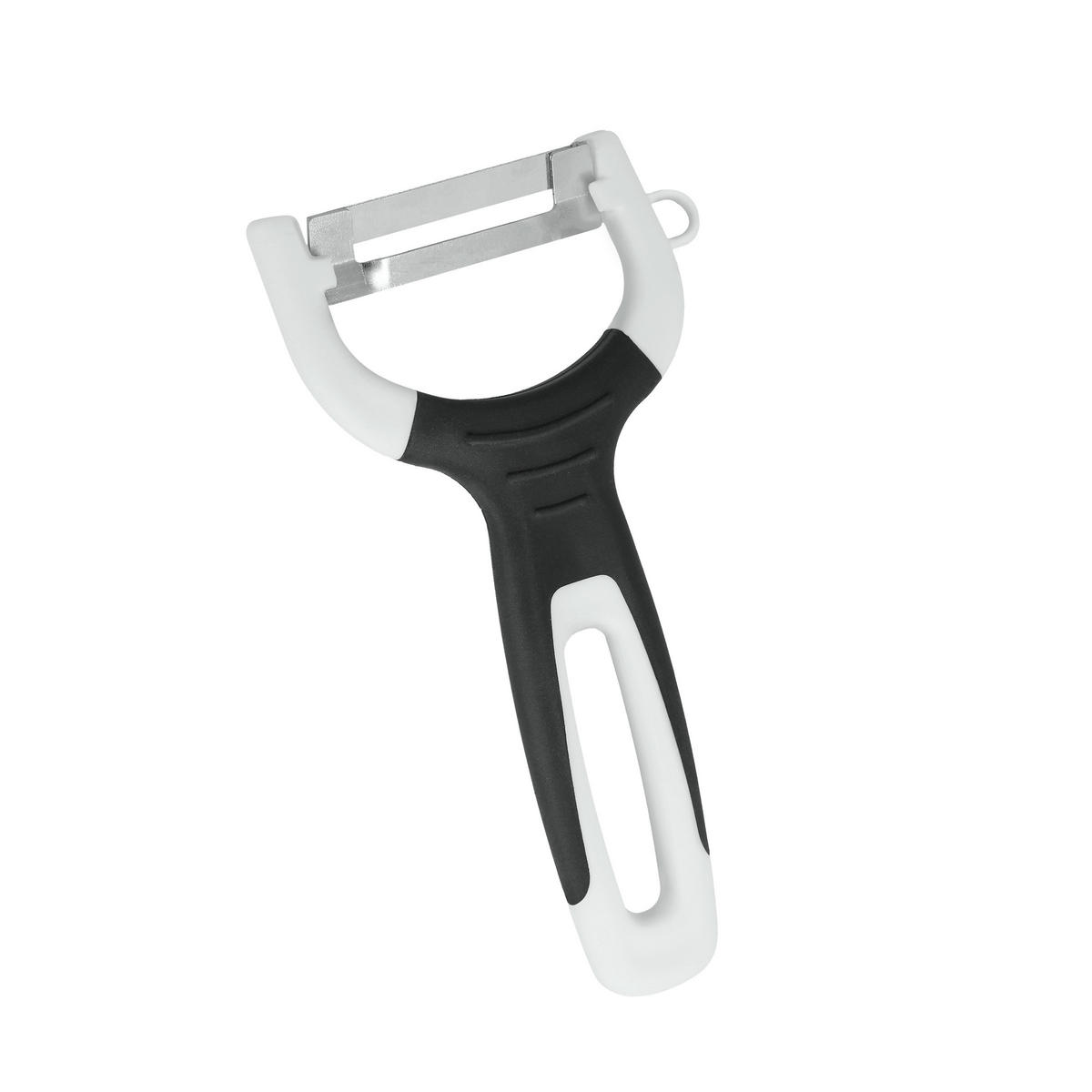 Metaltex Sparschäler silber Edelstahl B/H/L: ca. 1,5x22,7x7,4 cm Sparschäler - silber (7,40/1,50/22,70cm) - Metaltex