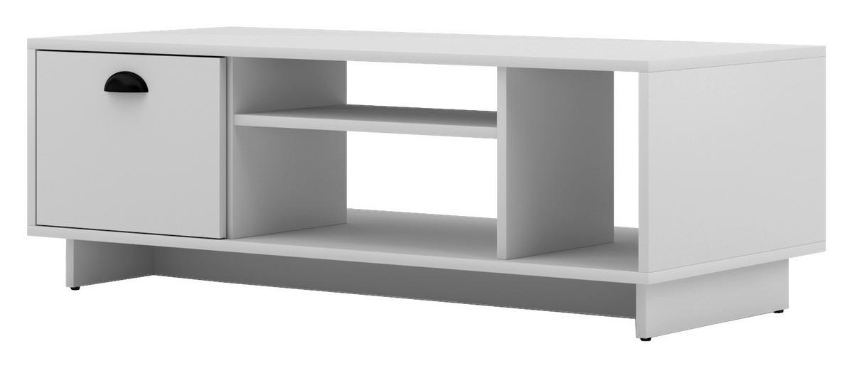 Couchtisch Cup weiß weiß matt B/H/T: ca. 110x38,8x50 cm Cup - weiß (110,00/38,80/50,00cm) - WIPMEB