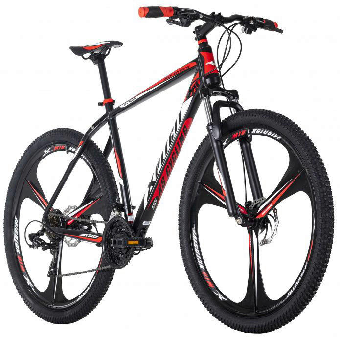 KS-Cycling Mountain-Bike Xplicit 582M  29 Zoll Rahmenhöhe 48 cm 21 Gänge schwarz schwarz ca. 29 Zoll Xplicit - rot/schwarz - KS-Cycling