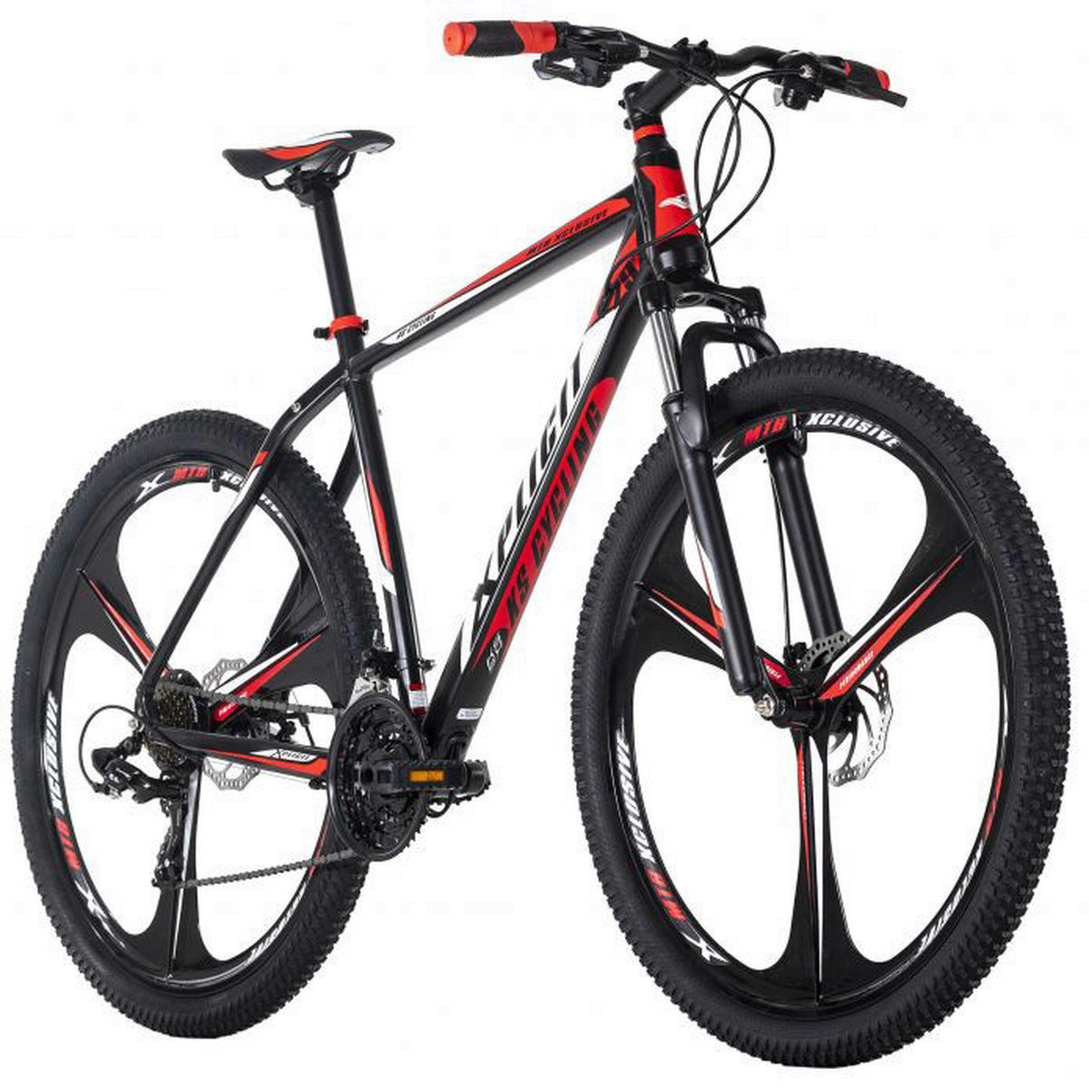 KS-Cycling Mountain-Bike Xplicit 582M  29 Zoll Rahmenhöhe 48 cm 21 Gänge schwarz schwarz ca. 29 Zoll Xplicit - rot/schwarz - KS-Cycling