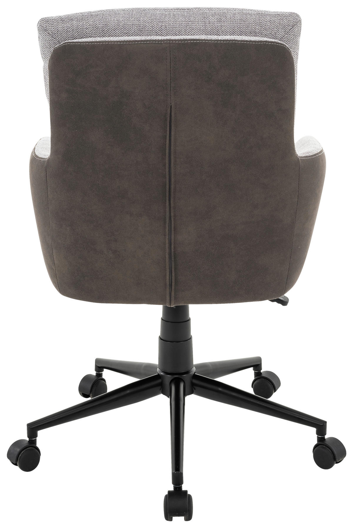 Drehstuhl POCOLine grau braun dunkel Stoff Kunstleder POCOLine - braun/grau