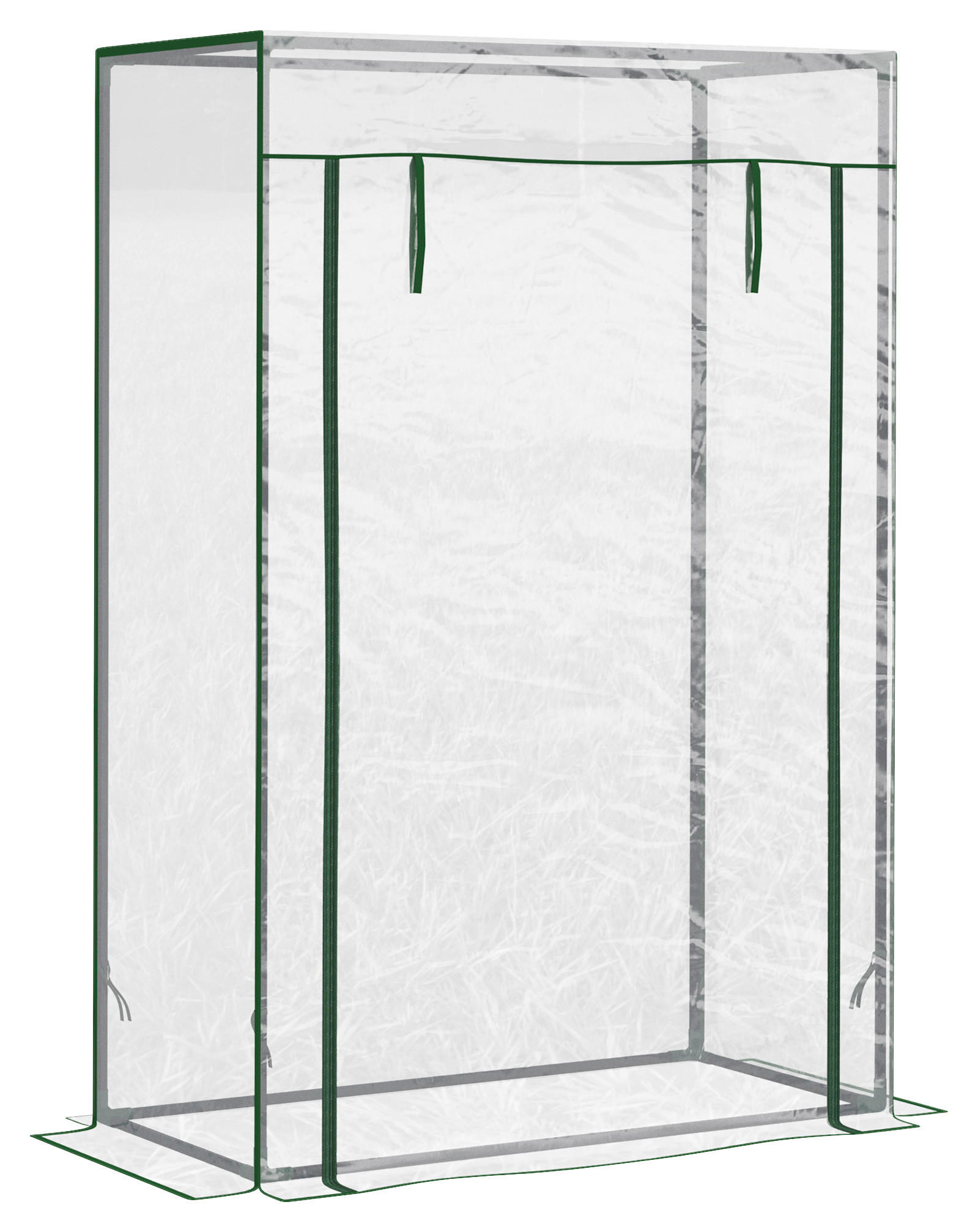 Outsunny Gewächshaus B/H/L: ca. 50x150x100 cm Gewächshaus - transparent (100,00/50,00/150,00cm) - Outsunny