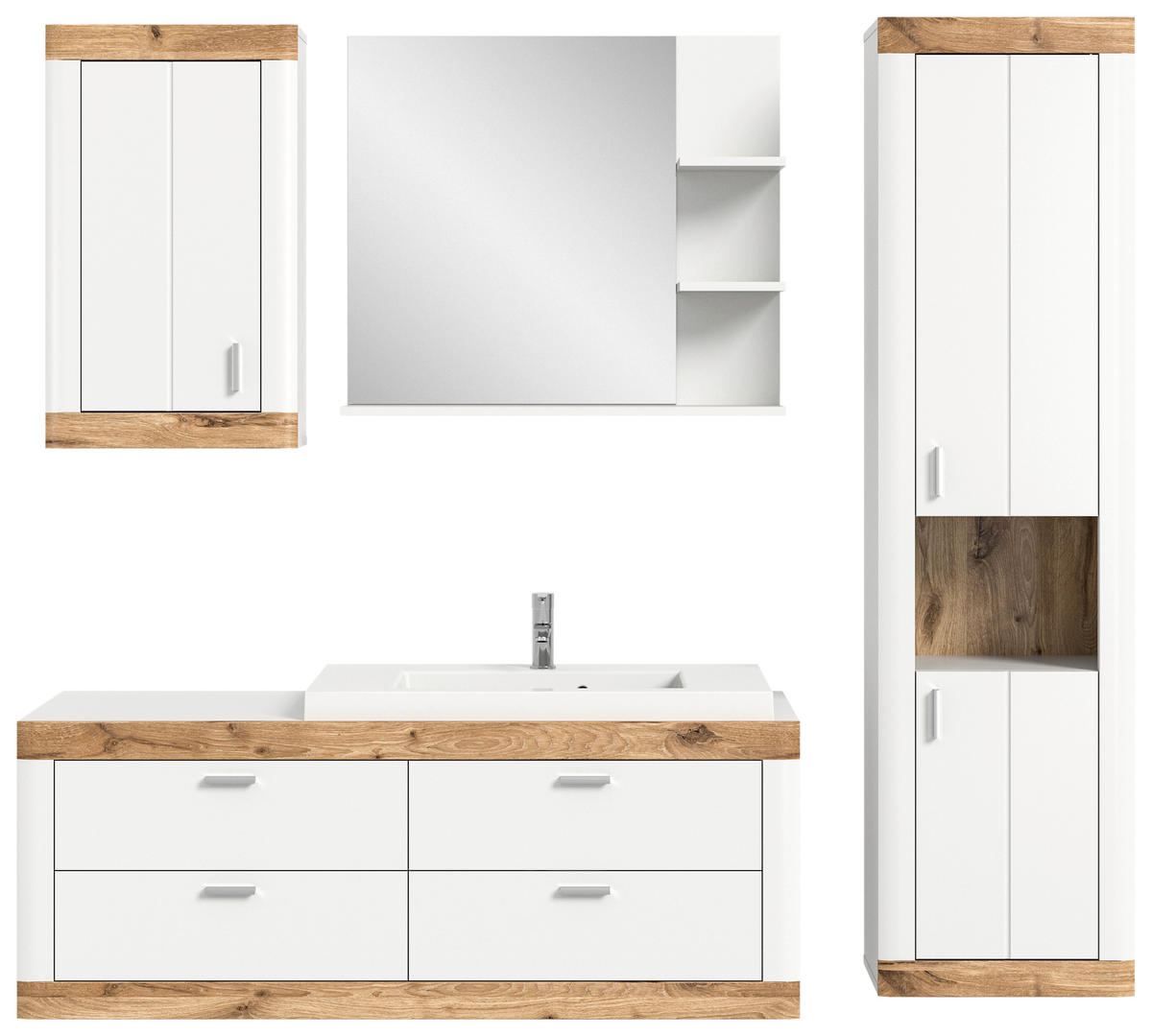Badezimmer-Set LAREDO B/H/T: ca. 192x172x48 cm LAREDO - (192,00/172,00/48,00cm) - xonox.home