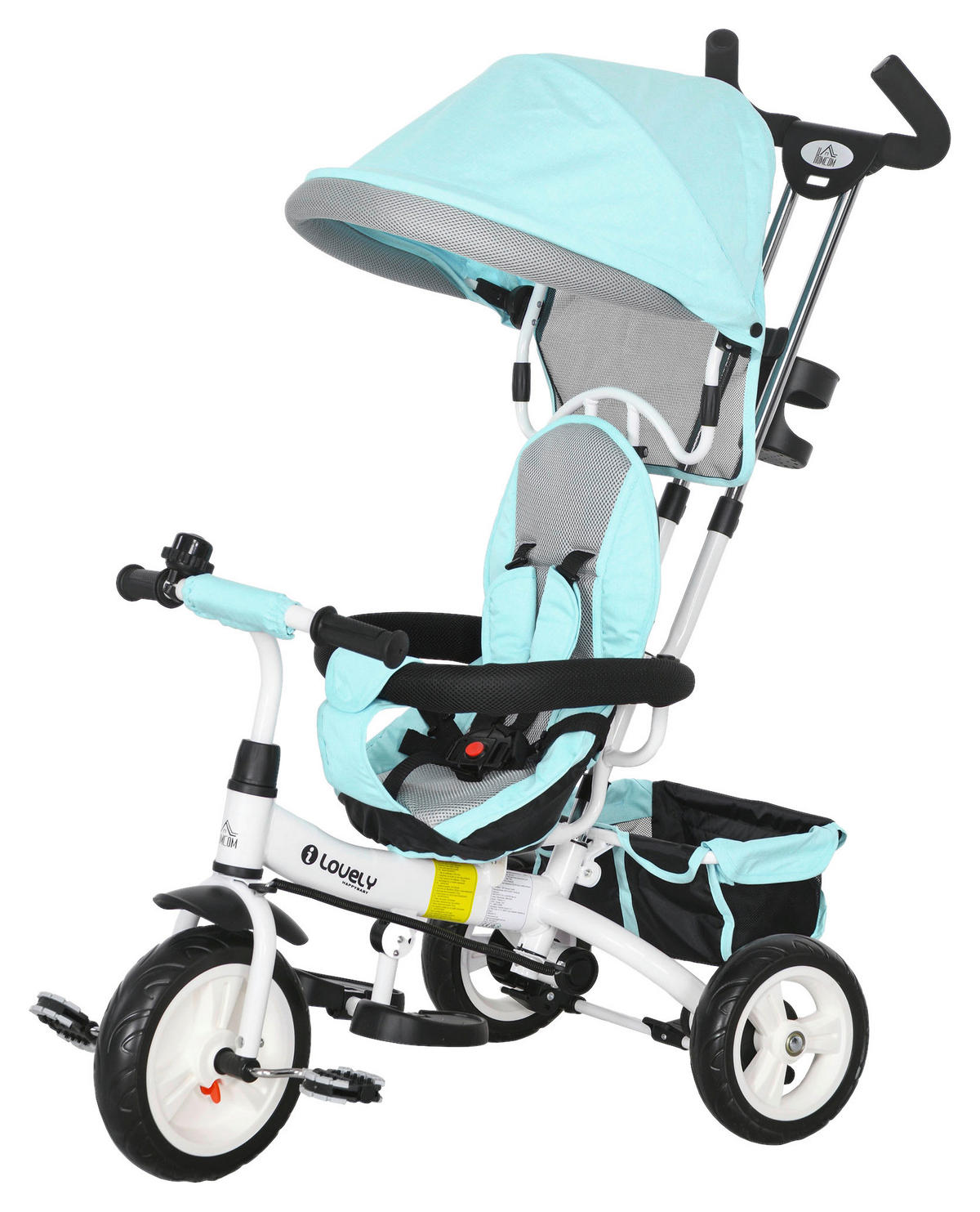 HOMCOM Kinderdreirad grün B/H/L: ca. 50x106x95 cm Kinderdreirad - grün (95,00/50,00/106,00cm) - HOMCOM