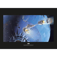 Komar Poster Star Wars Classic RMQ Death Star At Star Wars B/L: ca. 70x50 cm Star Wars Classic RMQ Death Star At - (70,00/50,00cm) - Komar