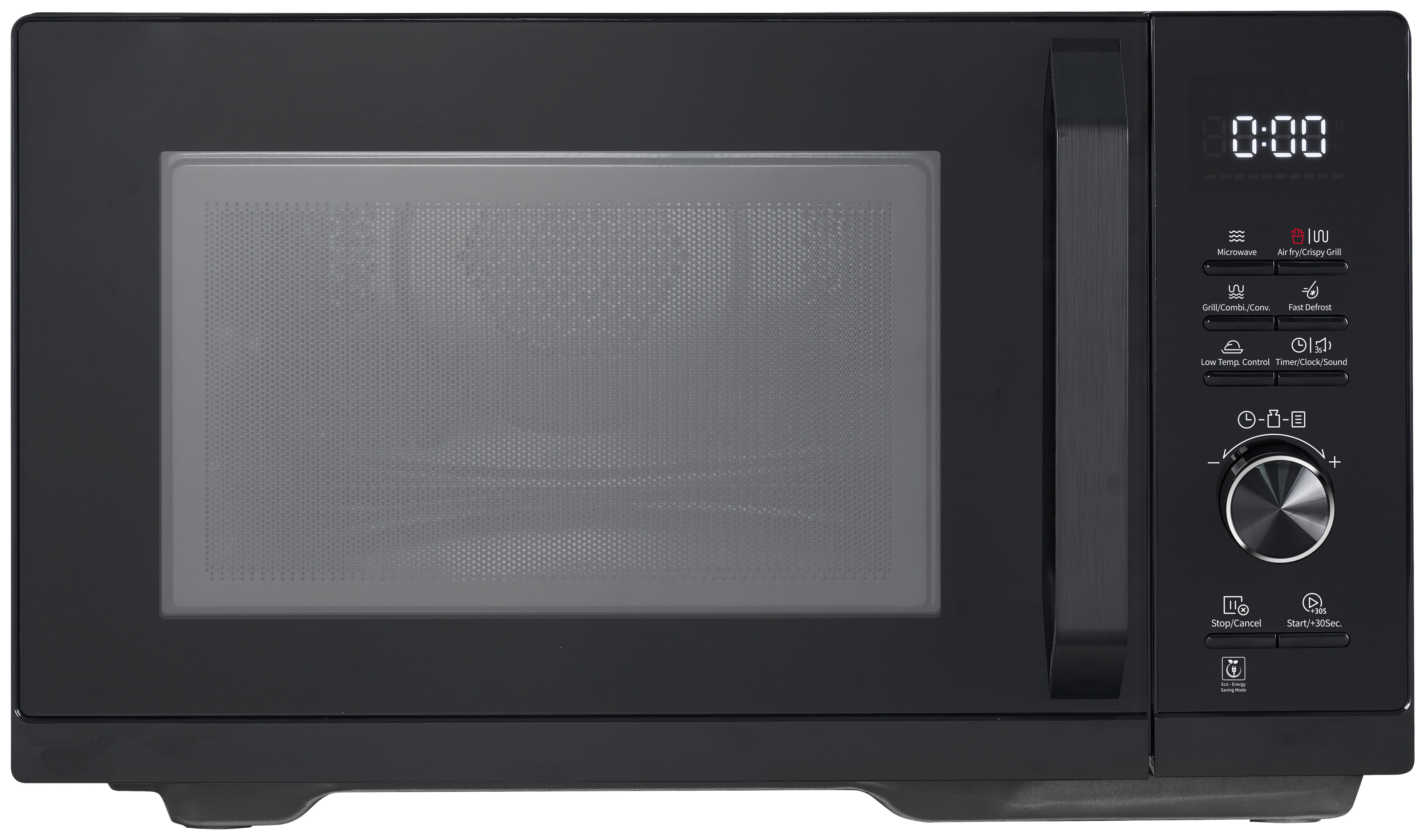 Sharp Mikrowelle RCA271TB schwarz Glas B/H/T: ca. 49,5x29x43,5 cm Mikrowelle+Heißluft RCA271TB Sharp - schwarz (49,50/29,00/43,50cm) - Sharp