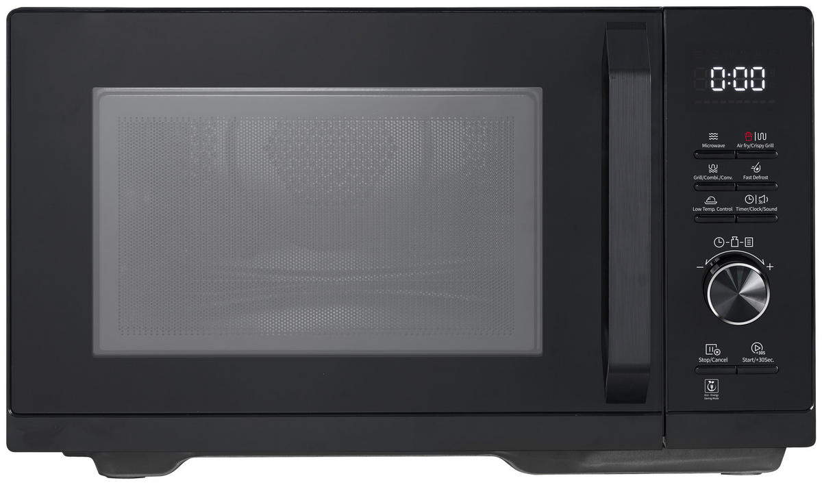 Sharp Mikrowelle RCA271TB schwarz Glas B/H/T: ca. 49,5x29x43,5 cm Mikrowelle+Heißluft RCA271TB Sharp - schwarz (49,50/29,00/43,50cm) - Sharp