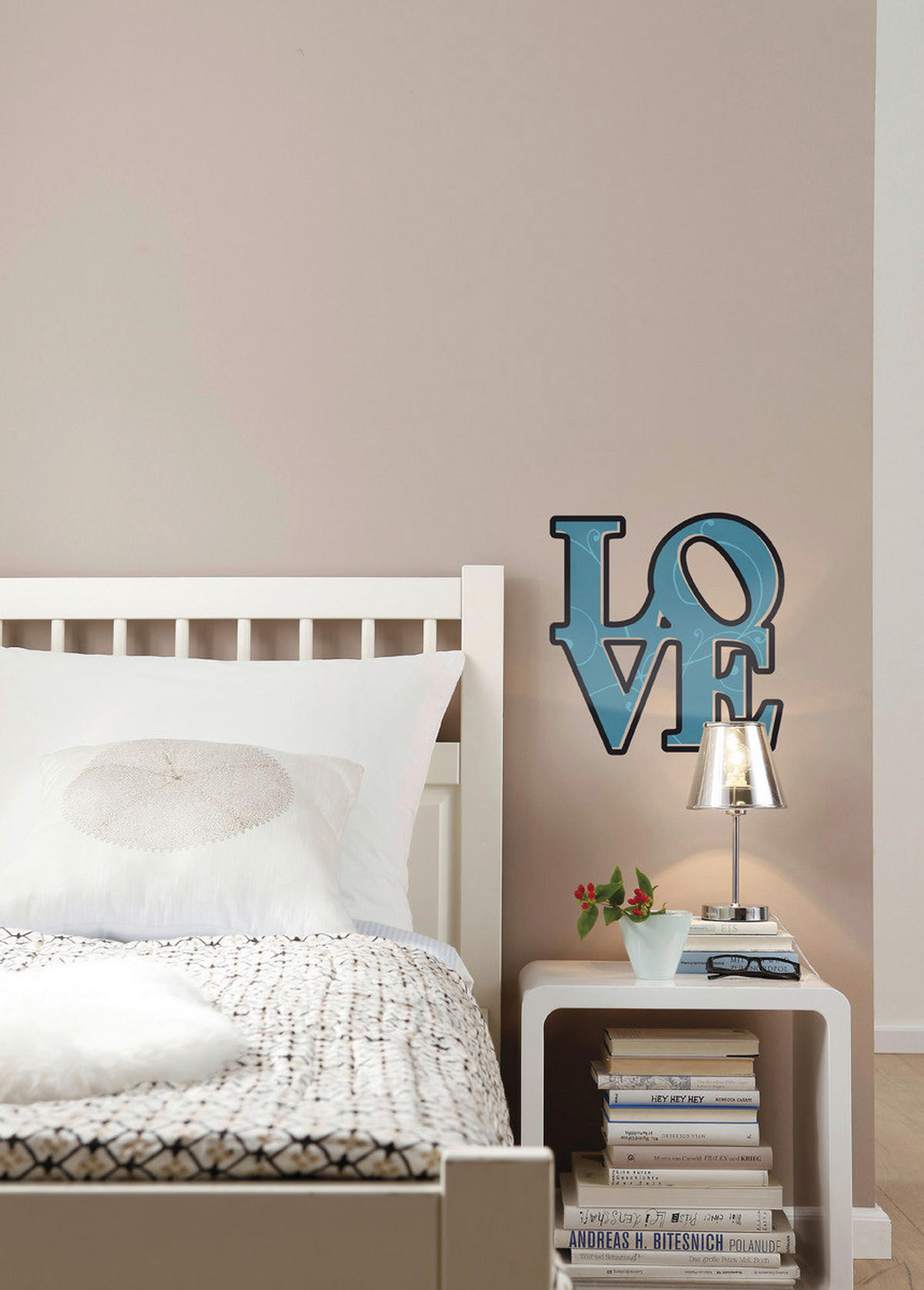 Komar Wandtattoo Love  Love B/L: ca. 50x70 cm Love - (50,00/70,00cm) - Komar